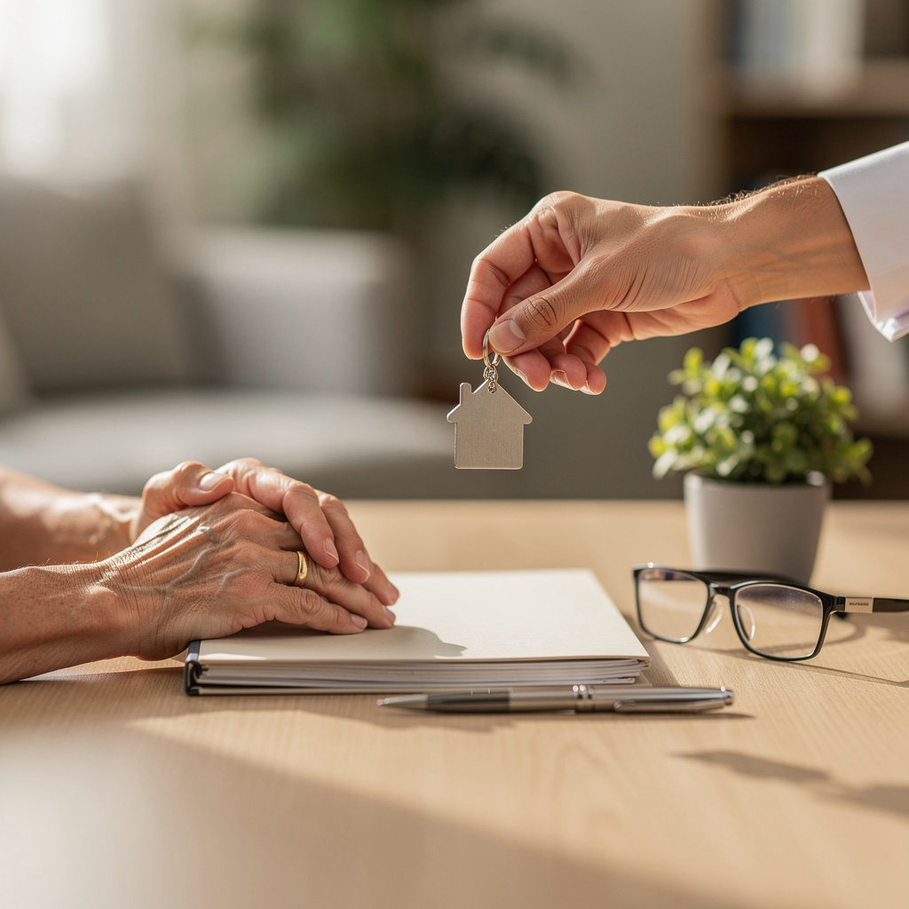 Mintry's Independent Living senior resident enjoying a smooth transition to our Paradise Hills community in San Diego